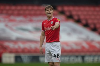 Barnsley 'den Luca Connell # 48 Sky Bet Ligi 1 maçında Barnsley, Oakwell, Barnsley' de Green Rovers 'a karşı 29 Ekim 202
