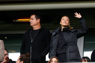 Hull City 'nin sahibi Acun Ilicali, 29 Ekim 202' de Hull City 'nin MKM Stadyumu' nda Blackburn Rovers 'a karşı oynadığı maçın sahibi.