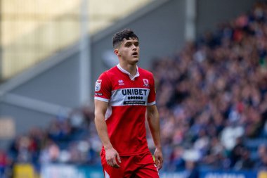 Ryan Giles # 3 Middlesborough Sky Bet Şampiyonası 'nda Preston North End - Middlesbrough maçı sırasında Deepdale, Preston, Birleşik Krallık, 29 Ekim 202