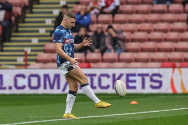 İngiltere 'den George Williams, Rugby Ligi Dünya Kupası 2021 karşılaşması öncesinde İngiltere' ye karşı Bramall Lane, Sheffield, Birleşik Krallık, 29 Ekim 202