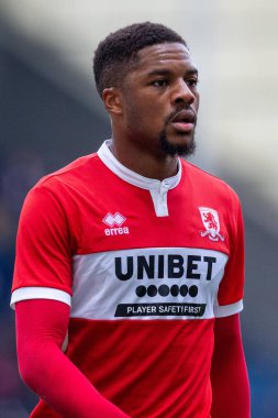 Middlesborough 'dan Chuba Akpom # 29 Gökyüzü İddia Şampiyonası' nda Preston North End - Middlesbrough Deepdale, Preston, Birleşik Krallık, 29 Ekim 202