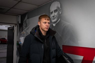 Barnsley 'den Mads Juel Andersen Oakwell Stadyumu' na, Sky Bet Ligi 1 maçı öncesinde geldi. Barnsley, Barnsley, Barnsley, Birleşik Krallık 'ta Green Rover' lara karşı.