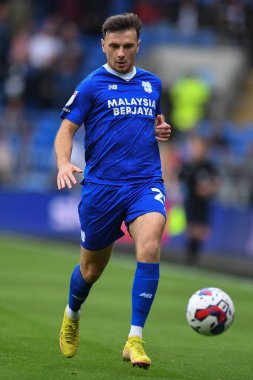 Cardiff City 'den Mark Harris # 29. Cardiff City, Cardiff City Stadyumu' nda Cardiff City - Rotherham United maçında, 29 Ekim 202