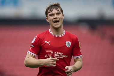 Barnsley 'den Luca Connell # 48 Sky Bet Ligi 1 maçında Barnsley, Oakwell, Barnsley' de Green Rovers 'a karşı 29 Ekim 202