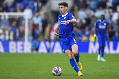 Cardiff City 'den Callum O' Dowda # 11 Cardiff City, Cardiff City Stadyumu 'nda Cardiff City - Rotherham United maçında, 29 Ekim 202