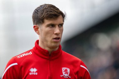 Middlesborough 'dan Paddy McNair # 17 Gökyüzü İddia Şampiyonası' nda Preston North End - Middlesbrough Deepdale, Preston, Birleşik Krallık, 29 Ekim 202