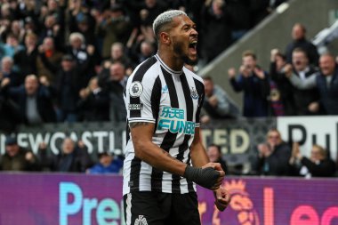 Newcastle 7 numaralı Joelinton Premier Lig maçı Newcastle United ile Aston Villa maçında 29 Ekim 202 'de St. James' s Park, Newcastle, İngiltere 'de 3-0' lık skorla gol attı.