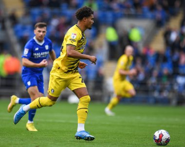 Cameron Humphreys # 24 Rotherham United, Cardiff City Stadyumu 'nda Cardiff City - Rotherham United maçında, 29 Ekim 202