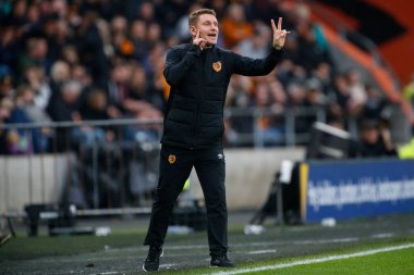 Andy Dawson Hull City 'nin geçici teknik direktörü. 29 Ekim 202' de Hull City 'nin MKM Stadyumu' nda Blackburn Rovers 'a karşı oynadığı Sky Bet Şampiyonası maçında.