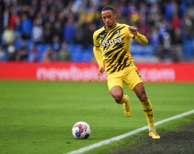 Cohen Bramall # 3 of Rotherham United Gökyüzü İddia Şampiyonası maçında Cardiff City - Rotherham United maçı Cardiff City Stadyumu, Cardiff, Birleşik Krallık, 29 Ekim 202