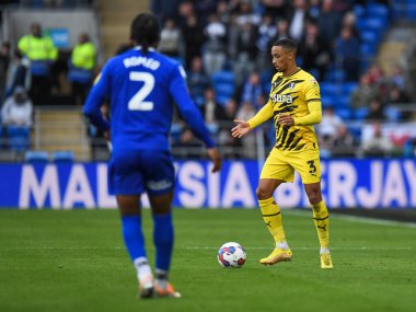 Cohen Bramall # 3 of Rotherham United Gökyüzü İddia Şampiyonası maçında Cardiff City - Rotherham United maçı Cardiff City Stadyumu, Cardiff, Birleşik Krallık, 29 Ekim 202