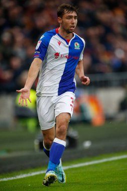 Blackburn Rovers 'dan Harry Pickering 29 Ekim 202' de Hull City 'nin MKM Stadyumu' nda Blackburn Rovers 'a karşı oynadığı maçta