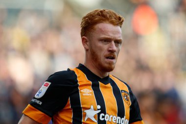 Ryan Woods # 15 of Hull City Sky Bet Şampiyonası maçında Hull City, Blackburn Rovers 'a karşı MKM Stadyumu, Hull, Birleşik Krallık, 29 Ekim 202