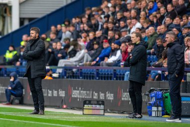 Middlesborough 'un Michael Carrick teknik direktörü, 29 Ekim 202' de İngiltere 'nin Deepdale kentinde oynanan Preston North End-Middlesbrough maçında izlemede.