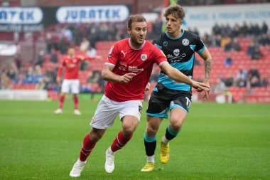 Herbie Kane # 8 of Barnsley jestleri Sky Bet 1 maçında Barnsley vs Forest Green Rovers Oakwell, Barnsley, Birleşik Krallık 'ta, 29 Ekim 202