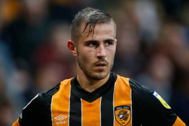 Dimitrios Pelkas # 20 of Hull City Gökyüzü İddia Şampiyonası maçında Hull City, Blackburn Rovers 'a karşı MKM Stadyumu, Hull, Birleşik Krallık, 29 Ekim 202