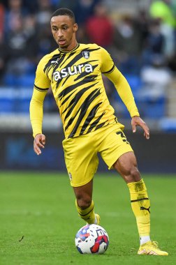 Cohen Bramall # 3 of Rotherham United Gökyüzü İddia Şampiyonası maçında Cardiff City - Rotherham United maçı Cardiff City Stadyumu, Cardiff, Birleşik Krallık, 29 Ekim 202
