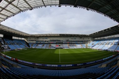 Coventry Building Society Arena, Coventry, Coventry, İngiltere, 29 Ekim 202 'de oynanan Sky Bet Şampiyonası maçında stadyumun genel bir görüntüsü.