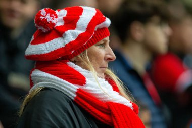 Middlesborough taraftarları 29 Ekim 202 'de İngiltere' nin Deepdale kentinde Preston North End ile Middlesbrough arasındaki Sky Bet Şampiyonası maçını izliyorlar.