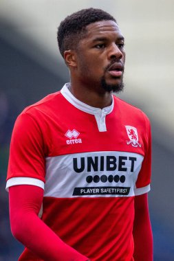 Middlesborough 'dan Chuba Akpom # 29 Gökyüzü İddia Şampiyonası' nda Preston North End - Middlesbrough Deepdale, Preston, Birleşik Krallık, 29 Ekim 202
