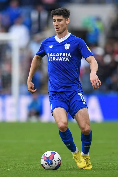 Cardiff City 'den Callum O' Dowda # 11 Cardiff City, Cardiff City Stadyumu 'nda Cardiff City - Rotherham United maçında, 29 Ekim 202
