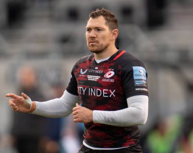  Alex Goode # 15 Saracens Gallagher Premiership maçında Saracens, StoneX Stadyumu 'nda Satış Köpekbalığı' na karşı, 30 Ekim 202