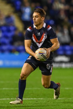 Fransız Arthur Mourgue, Rugby Ligi Dünya Kupası 2021 Grup A maçında Fransa 'ya karşı Halliwell Jones Stadyumu, Warrington' da 30 Ekim 202 'de oynanacak.