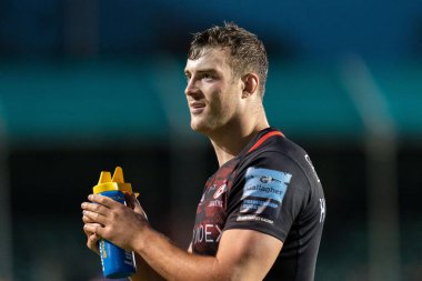  Callum Hunter-Hill # 4 of Saracens Gallagher Premiership maçında Saracens, StoneX Stadyumu 'nda Satış Köpekbalıkları' na karşı, 30 Ekim 202