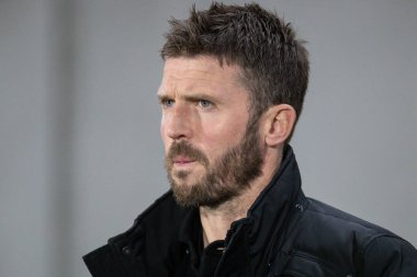 Michael Carrick, Middlesbrough Sky Bet Şampiyonası maçında teknik direktör Hull City, Middlesbrough 'a karşı MKM Stadyumu, Hull, İngiltere, 1 Kasım 202
