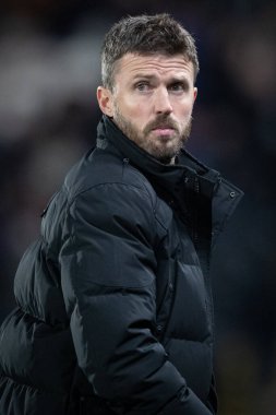 Michael Carrick, Middlesbrough Sky Bet Şampiyonası maçında teknik direktör Hull City, Middlesbrough 'a karşı MKM Stadyumu, Hull, İngiltere, 1 Kasım 202