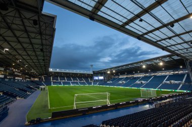 The Hawthorns 'un genel görünümü, West Bromwich Albion Sky Bet Şampiyonası' nın önünde West Bromwich Albion, Blackpool 'a karşı The Hawthorns, West Bromwich, Birleşik Krallık, 1 Kasım 202