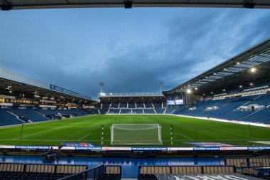 The Hawthorns 'un genel görünümü, West Bromwich Albion Sky Bet Şampiyonası' nın önünde West Bromwich Albion, Blackpool 'a karşı The Hawthorns, West Bromwich, Birleşik Krallık, 1 Kasım 202