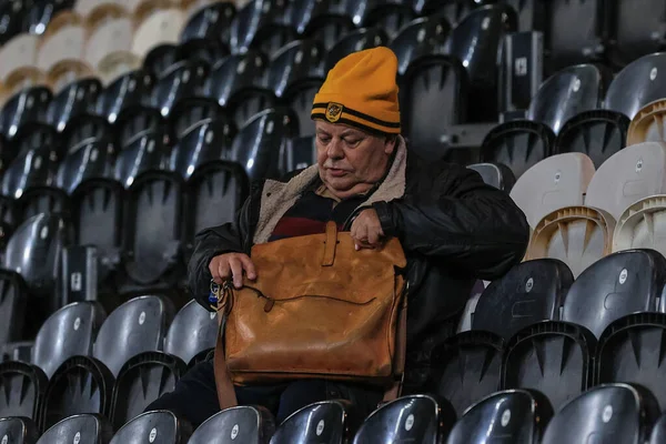 Hull Rajongók Elfoglalják Helyüket Sky Bet Championship Mérkőzésen Hull City — Stock Fotó