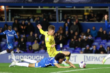 Birmingham City 'den Tahith Chong # 18, 2 Kasım 202' de Birmingham City - Millwall maçında Millwall 'dan Dan McNamara' ya faul yaptı.