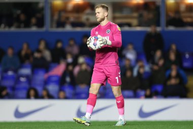 Millwall 'un George Long # 1' i Gökyüzü İddia Şampiyonası 'nda Birmingham City, Millwall' a karşı St Andrews, Birmingham, Birleşik Krallık 'ta 2 Kasım 202