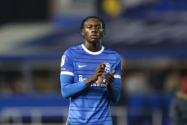 Birmingham City 'den Emmanuel Longelo 2 Kasım 202' de St Andrews, Birmingham 'da Birmingham City ile Millwall arasındaki Gökyüzü İddia Şampiyonası maçında 23.