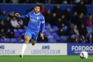 Birmingham City 'den Troy Deeney 2 Kasım 202' de St Andrews, Birmingham 'da oynanan Gökyüzü İddia Şampiyonası maçında topu sürüyor.