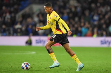 Cardiff City Stadyumu, Cardiff, İngiltere 2 Kasım 2022 'de Watford' a karşı oynanan Sky Bet Şampiyonası 'nda Watford' dan Joo Pedro # 10.