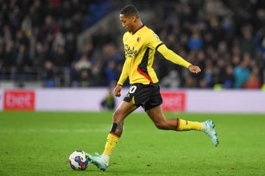 Cardiff City Stadyumu, Cardiff, İngiltere 2 Kasım 2022 'de Watford' a karşı oynanan Sky Bet Şampiyonası 'nda Watford' dan Joo Pedro # 10.