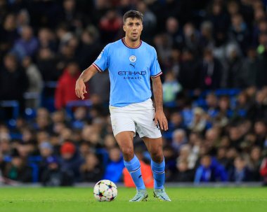 Manchester City, Manchester Stadyumu 'nda oynanan UEFA Şampiyonlar Ligi karşılaşmasında # 16 numaralı Rodrigo, 2 Kasım 202