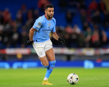 Manchester City 'den Riyad Mahrez 2 Kasım 202 tarihinde Etihad Stadyumu' nda oynanan UEFA Şampiyonlar Ligi karşılaşmasında 26.