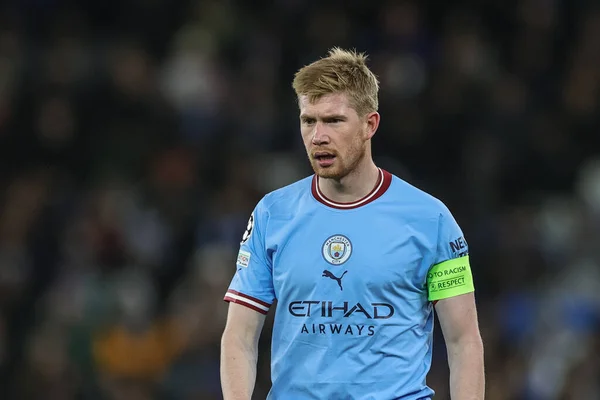 Kevin Bruyne Manchester City Lors Match Uefa Champions League Manchester — Photo