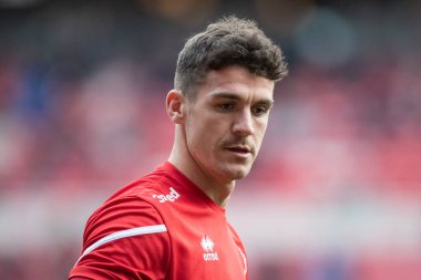 Middlesbrough 'dan Darragh Lenihan # 26, Middlesbrough, Birleşik Krallık Riverside Stadyumu, Middlesbrough, 5 Kasım 202' de oynanan Gökyüzü İddia Şampiyonası karşılaşması öncesinde ısınma öncesi.