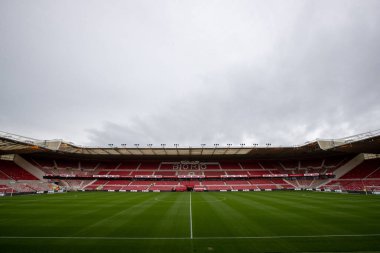Riverside Stadyumu 'ndaki genel manzara Sky Bet Şampiyonası öncesinde Middlesbrough, Bristol City' ye karşı Riverside Stadyumu, Middlesbrough, Birleşik Krallık, 5 Kasım 202