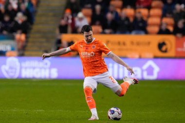 Blackpool 'dan James Husband # 3 Sky Bet Şampiyonası' nda Blackpool - Luton Town maçı, Bloomfield Road, Blackpool, İngiltere, 5 Kasım 202