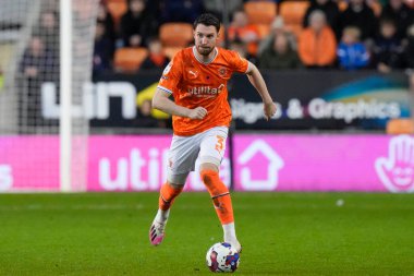 Blackpool 'dan James Husband # 3 Sky Bet Şampiyonası' nda Blackpool - Luton Town maçı, Bloomfield Road, Blackpool, İngiltere, 5 Kasım 202