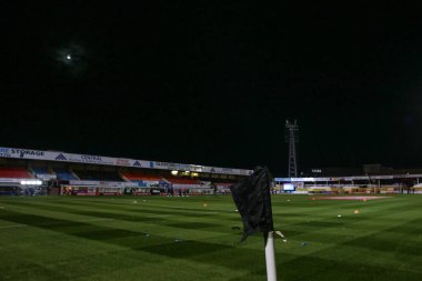 Edgar Street 'in genel görünümü, Hereford FC' nin evi, 4 Kasım 202 tarihinde Birleşik Krallık 'ın başkenti Hereford' da oynanan Hereford FC-Portsmouth maçının birinci turu önünde.