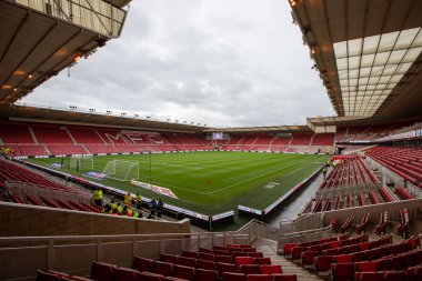 Riverside Stadyumu 'ndaki genel manzara Sky Bet Şampiyonası öncesinde Middlesbrough, Bristol City' ye karşı Riverside Stadyumu, Middlesbrough, Birleşik Krallık, 5 Kasım 202