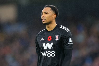 Premier Lig maçında Fulham 'dan Kenny Tete # 2. Manchester City, Etihad Stadyumu' nda Fulham 'a karşı, 5 Kasım 202