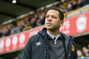 Liam Rosenior Manager of Hull City Sky Bet Şampiyonası maçında Millwall vs Hull City, The Den, Londra, İngiltere, 5 Kasım 202
